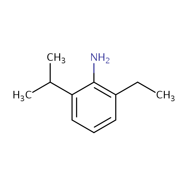 2-Ethyl-6-isopropylaniline structural formula