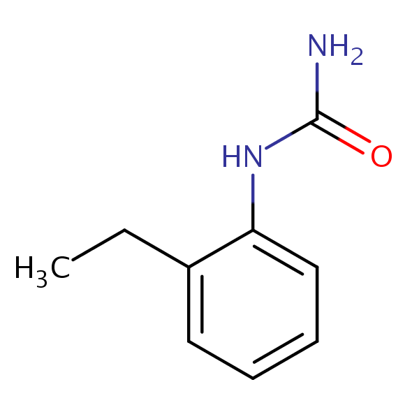 (2-Ethylphenyl)urea structural formula