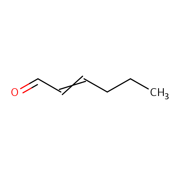 2-Hexenal structural formula