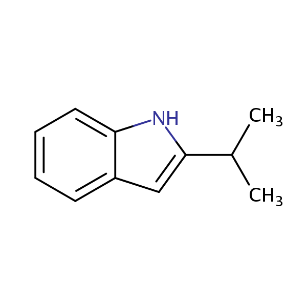 2-Isopropyl-1H-indole structural formula