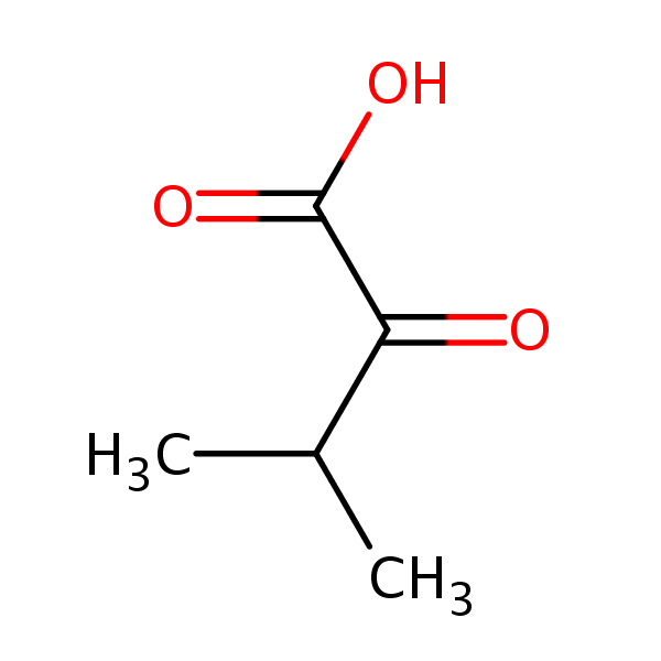 2-Ketoisovaleric acid structural formula