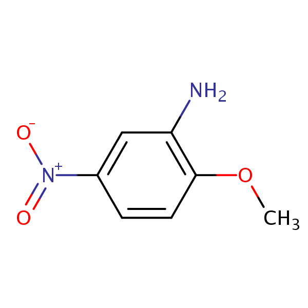 2-Methoxy-5-nitroaniline structural formula