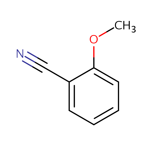 2-Methoxybenzonitrile structural formula