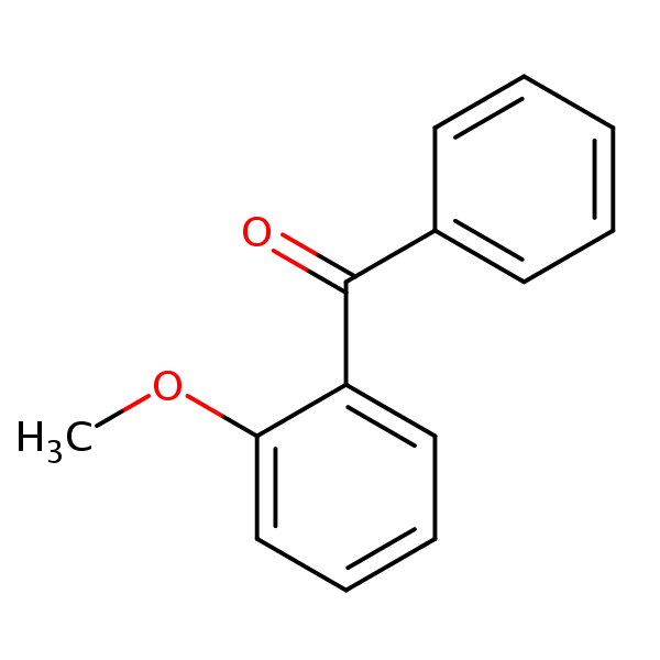 2-Methoxybenzophenone structural formula