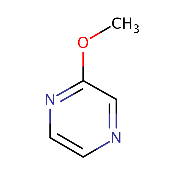 2-Methoxypyrazine structural formula