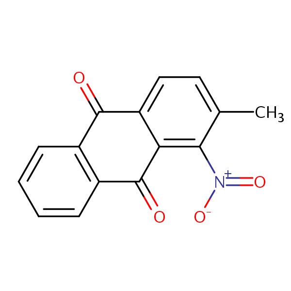 2-Methyl-1-nitroanthraquinone structural formula