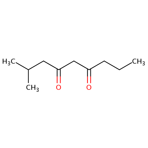 2-Methylnonane-4,6-dione structural formula