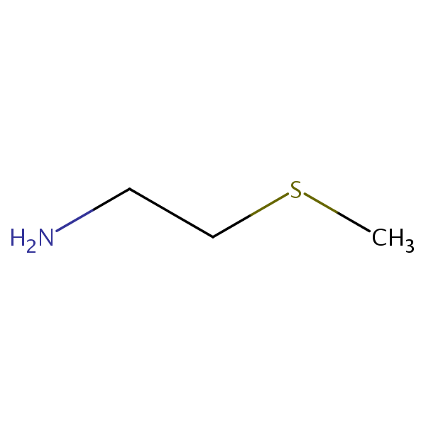 (2-(Methylthio)ethyl)amine structural formula