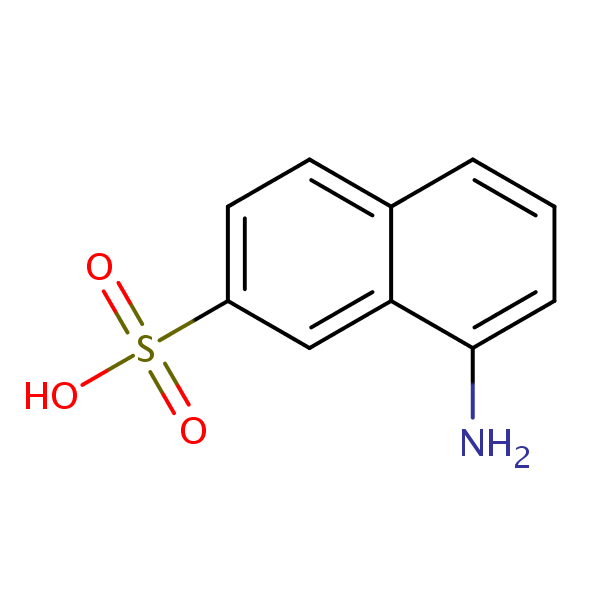 2-Naphthalenesulfonic acid, 8-amino- structural formula