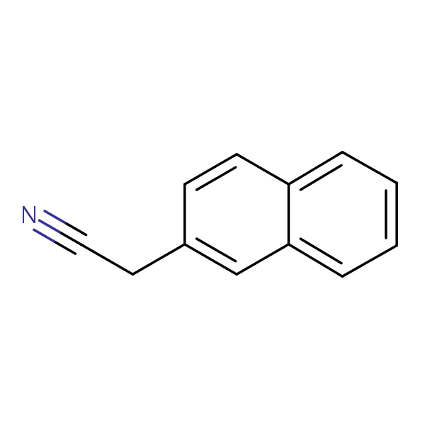 2-Naphthylacetonitrile structural formula