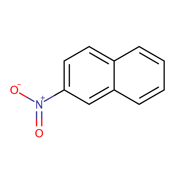 2-Nitronaphthalene structural formula