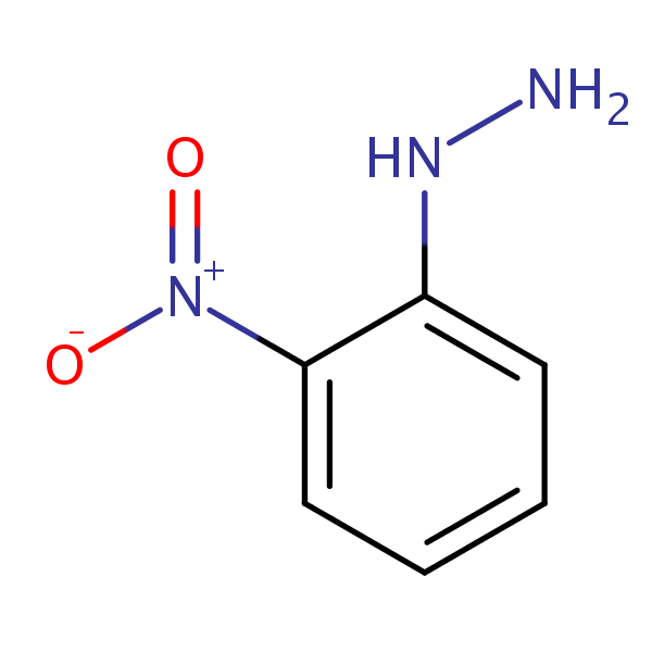 2-Nitrophenylhydrazine structural formula
