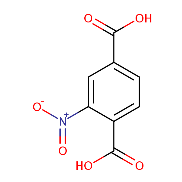 2-Nitroterephthalic acid structural formula
