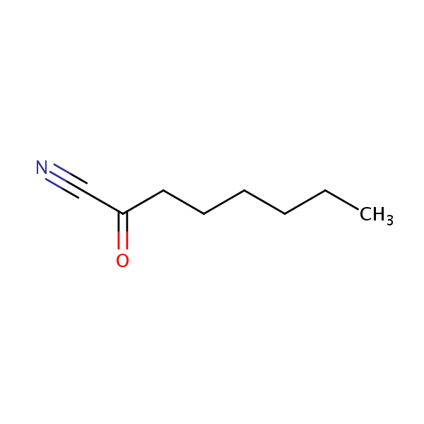2-Oxooctanenitrile structural formula