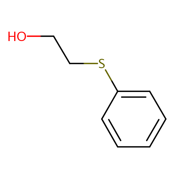 2-Phenylmercaptoethanol structural formula