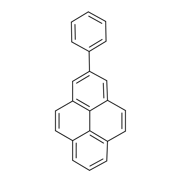 2-Phenylpyrene structural formula