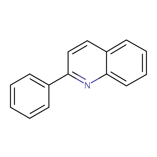 2-Phenylquinoline structural formula