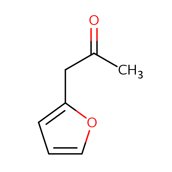 2-Propanone, 1-(2-furanyl)- structural formula