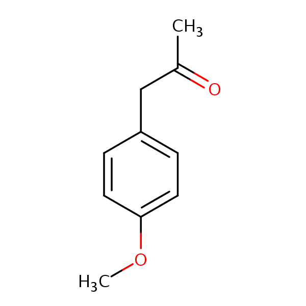 2-Propanone, 1-(4-methoxyphenyl)- structural formula