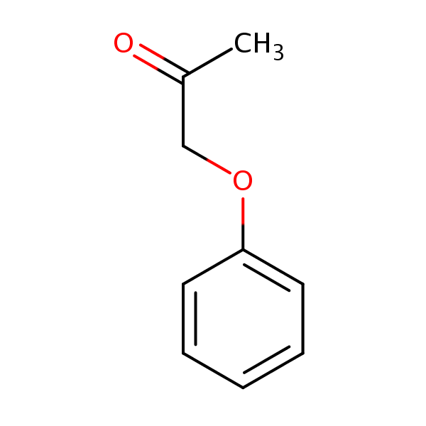 2-Propanone, 1-phenoxy- structural formula