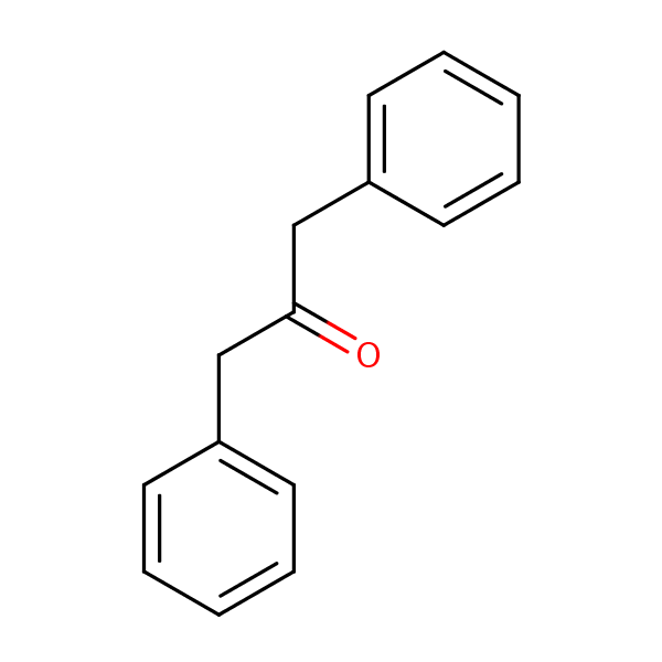 2-Propanone, 1,3-diphenyl- structural formula