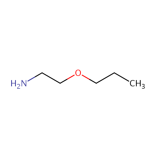 2-Propoxyethylamine structural formula