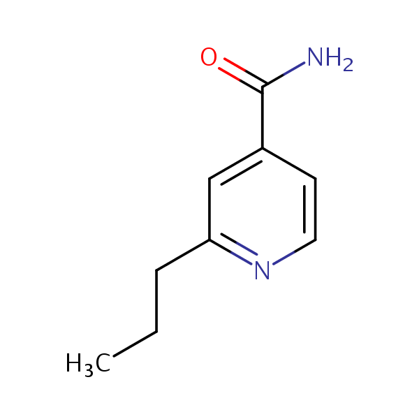 2-Propylisonicotinamide structural formula