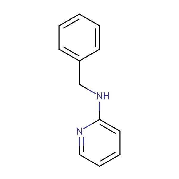 2-Pyridinamine, N-(phenylmethyl)- structural formula