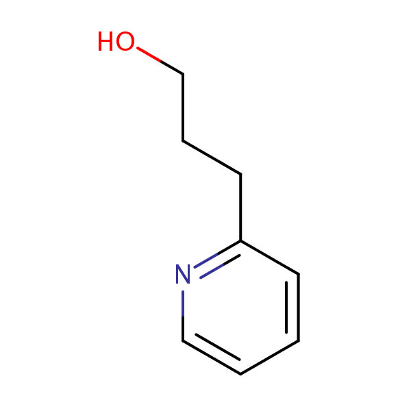 2-Pyridinepropanol structural formula