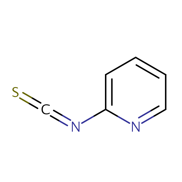 2-Pyridyl isothiocyanate structural formula