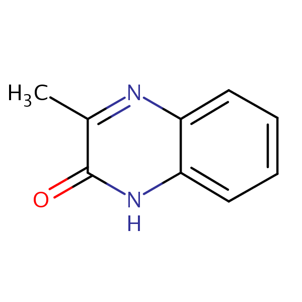 2-Quinoxalinol, 3-methyl- structural formula