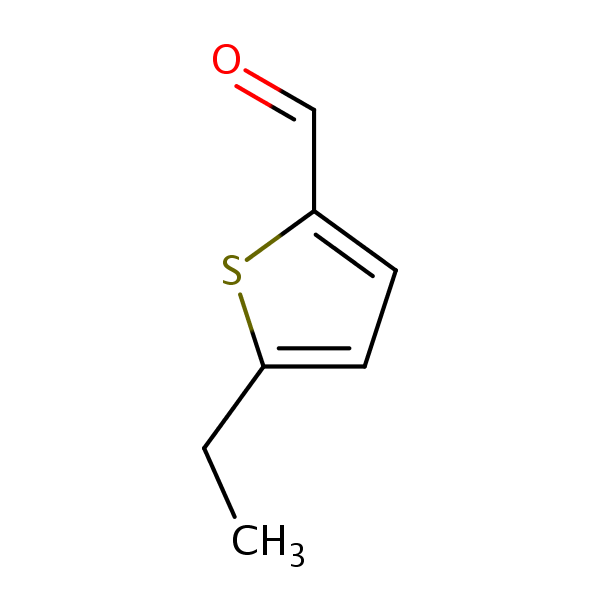 2-Thiophenecarboxaldehyde, 5-ethyl- structural formula