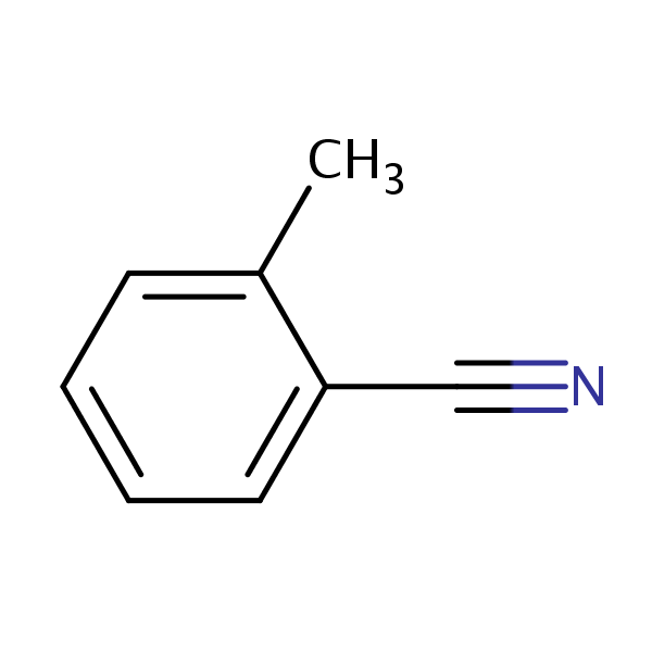 2-Tolunitrile structural formula