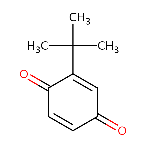 2-tert-Butyl-4-quinone structural formula