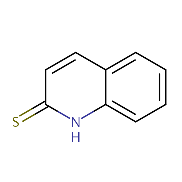2(1H)-Quinolinethione structural formula