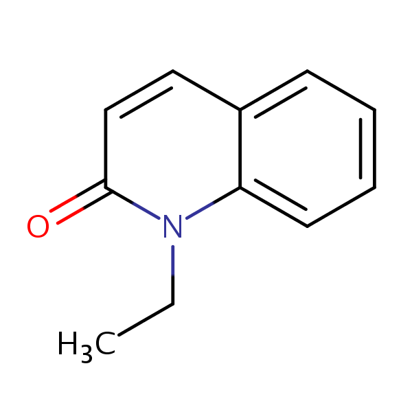 2(1H)-Quinolinone, 1-ethyl- structural formula