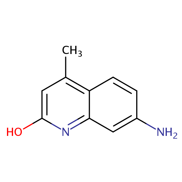 2(1H)-Quinolinone, 7-amino-4-methyl- structural formula
