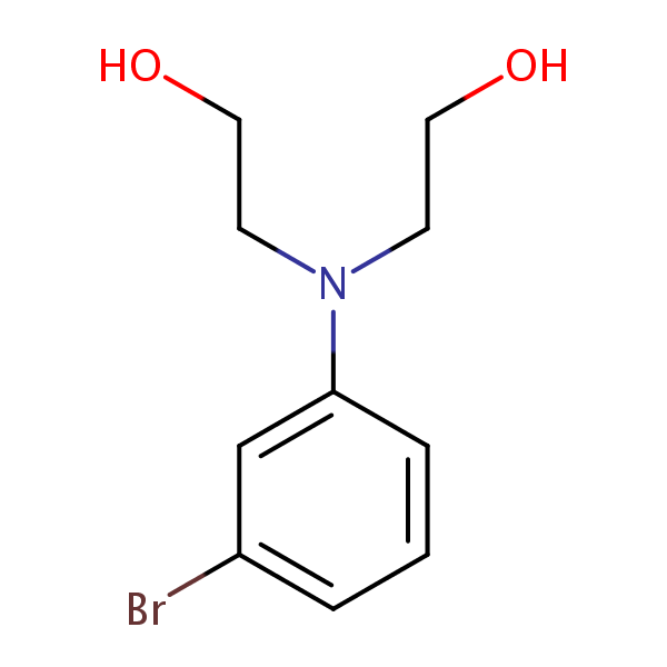 2,2’-((3-Bromophenyl)imino)bisethanol structural formula