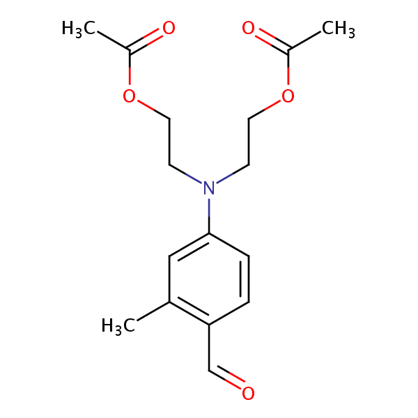 2,2’-((4-Formyl-3-methylphenyl)imino)diethyl diacetate structural formula