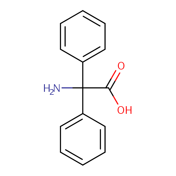 2,2-Diphenylglycine structural formula