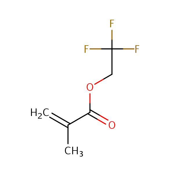 2,2,2-Trifluoroethyl methacrylate structural formula