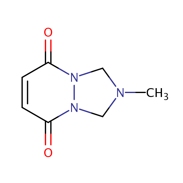 2,3-Dihydro-2-methyl-1H-(1,2,4)triazolo(1,2-a)pyridazine-5,8-dione structural formula