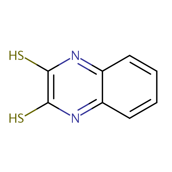 2,3-Quinoxalinedithione, 1,4-dihydro- structural formula