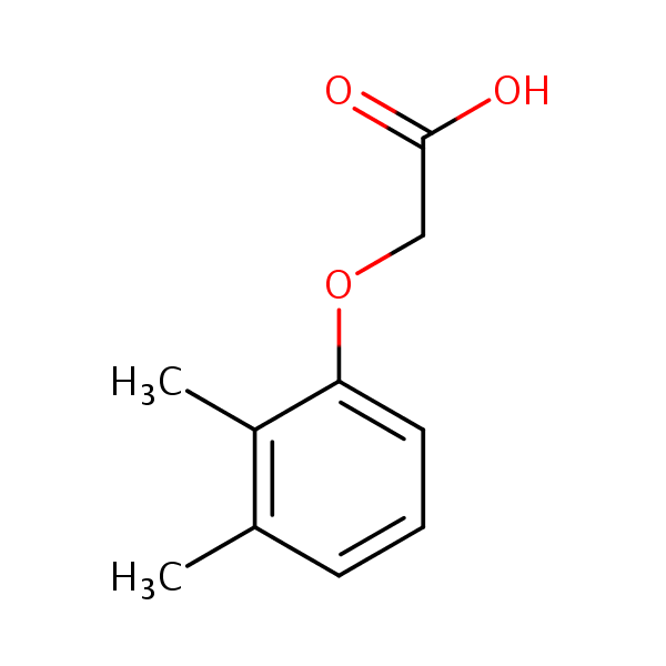 2,3-Xylyloxyacetic acid structural formula