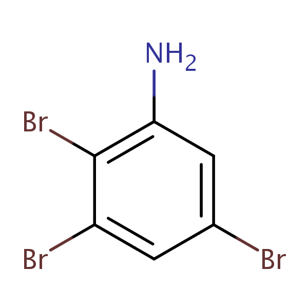 2,3,5-Tribromoaniline structural formula