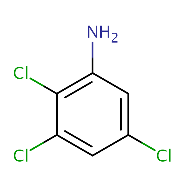 2,3,5-Trichloroaniline structural formula