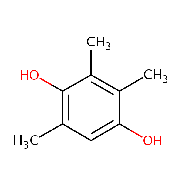 2,3,5-Trimethylhydroquinone structural formula