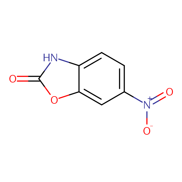2(3H)-Benzoxazolone, 6-nitro- structural formula