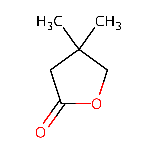 2(3H)-Furanone, dihydro-4,4-dimethyl- structural formula