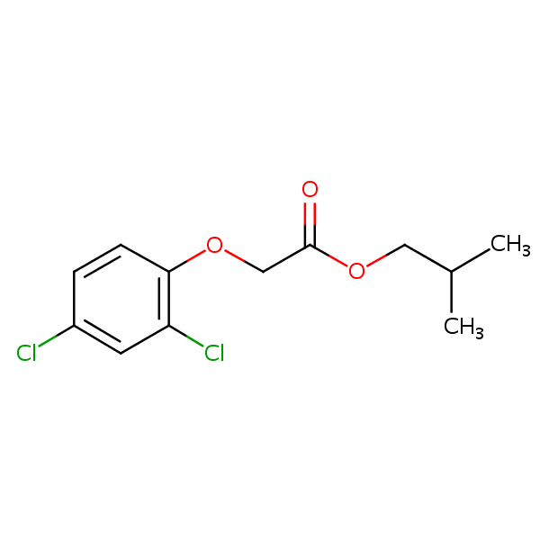 2,4-D-isobutyl structural formula